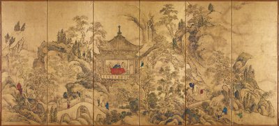 Roukaku Sansui Zu by Ike no Taiga